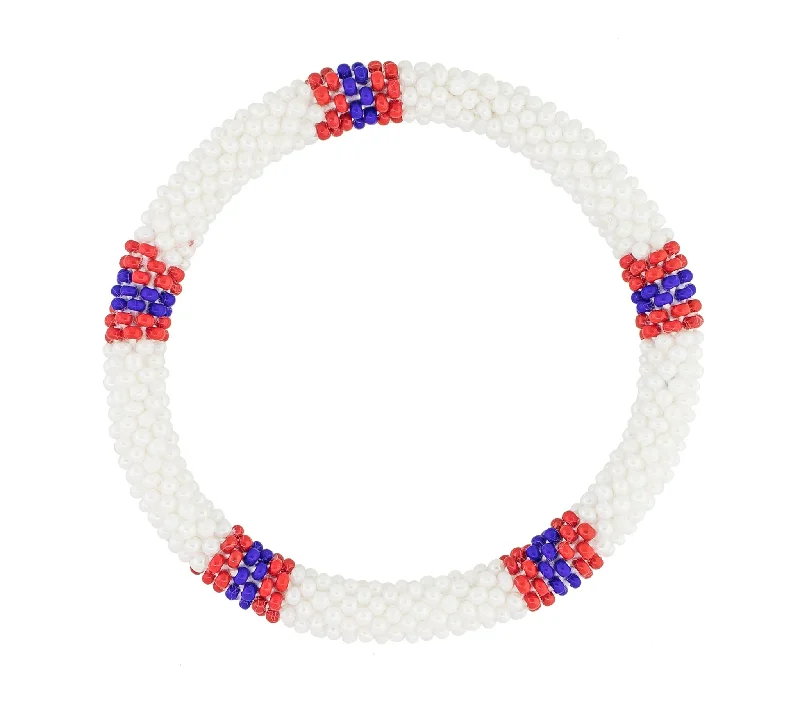 Ladies bracelets star motifs-8 inch Roll-On® Bracelet <br> US of YAY