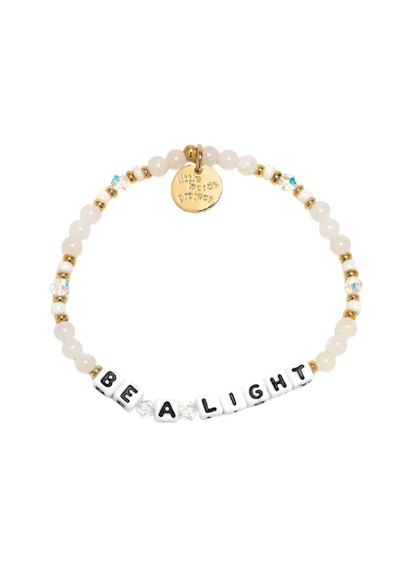 Ladies bracelets light luxury-LITTLE WORDS BRACELET - BE A LIGHT