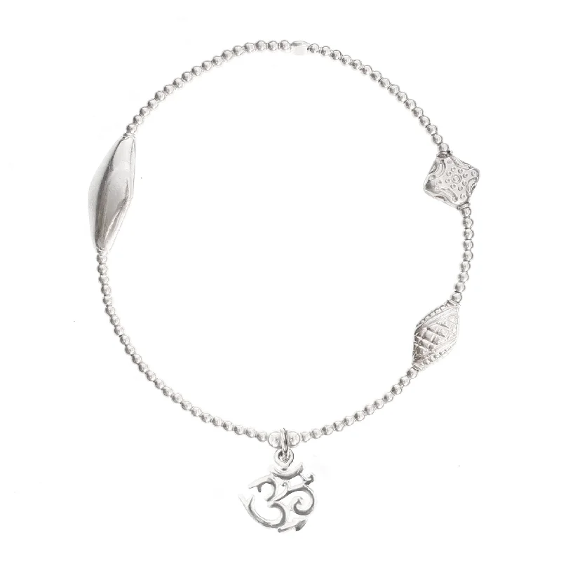 Ladies bracelets viral picks-Om "GOOD VIBRATIONS"  Bracelet