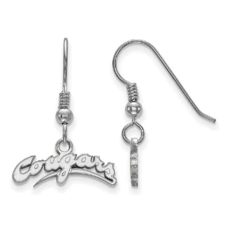 Ladies earrings youthful designs-Sterling Silver Washington State XS (Tiny) Dangle Earrings