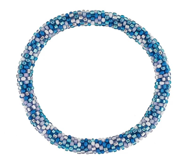 Ladies bracelets natural stones-8 inch Roll-On® Bracelet <br> Sky Speckled