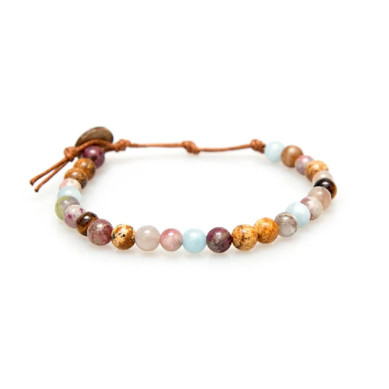 Ladies bracelets unique finds-Peace + Happiness 6mm Healing Bracelet