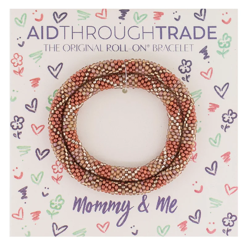 Ladies bracelets chain designs-*NEW* Mommy & Me Roll-On® Bracelets <br> Terracotta