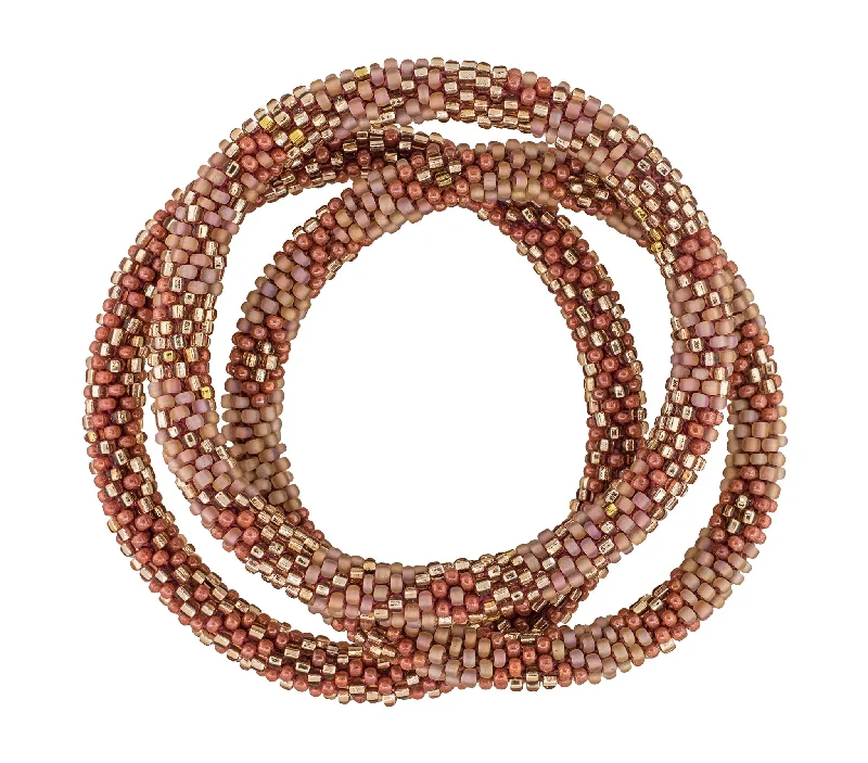 Ladies bracelets lightweight feel-8 inch Roll-On® Bracelets <br> *NEW* Terracotta