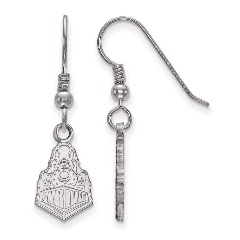 Ladies earrings Asian-inspired-Sterling Silver Purdue Small Dangle Earrings