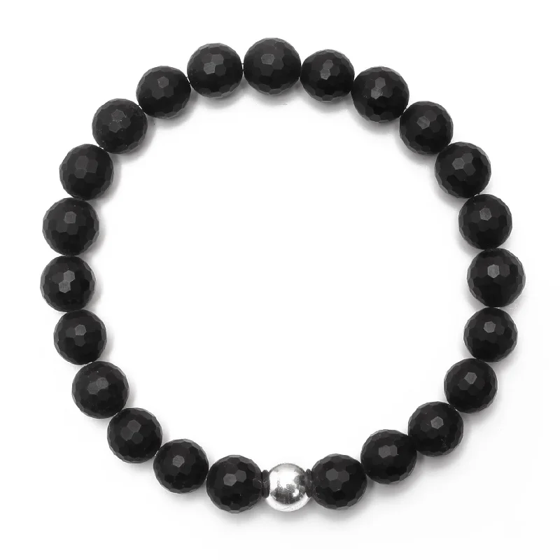 Ladies bracelets youthful designs-Matte Onyx Bracelet for Protection & Strength