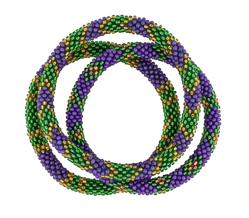 Ladies bracelets social media trends-Roll-On® Bracelets <br> Mardi Gras