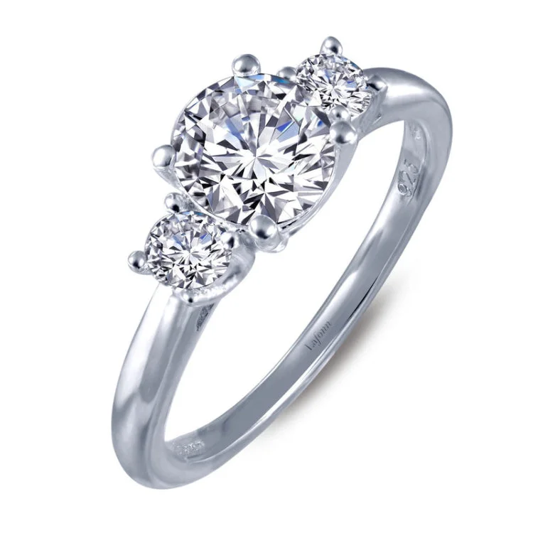 Ladies engagement rings dream styles-Three-Stone Engagement Ring