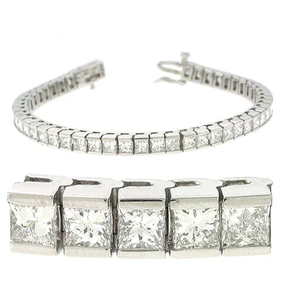 Ladies bracelets birthday presents-Princess Cut Bracelet