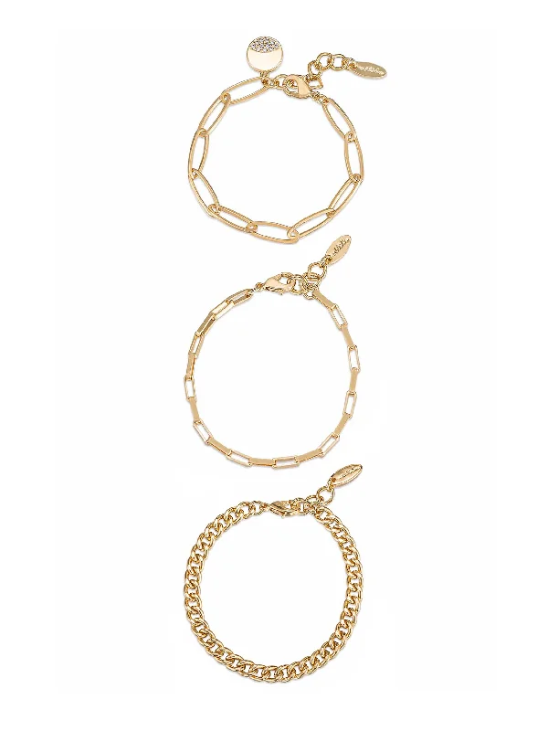 Ladies bracelets global brands-The Power of Three Bracelet Set