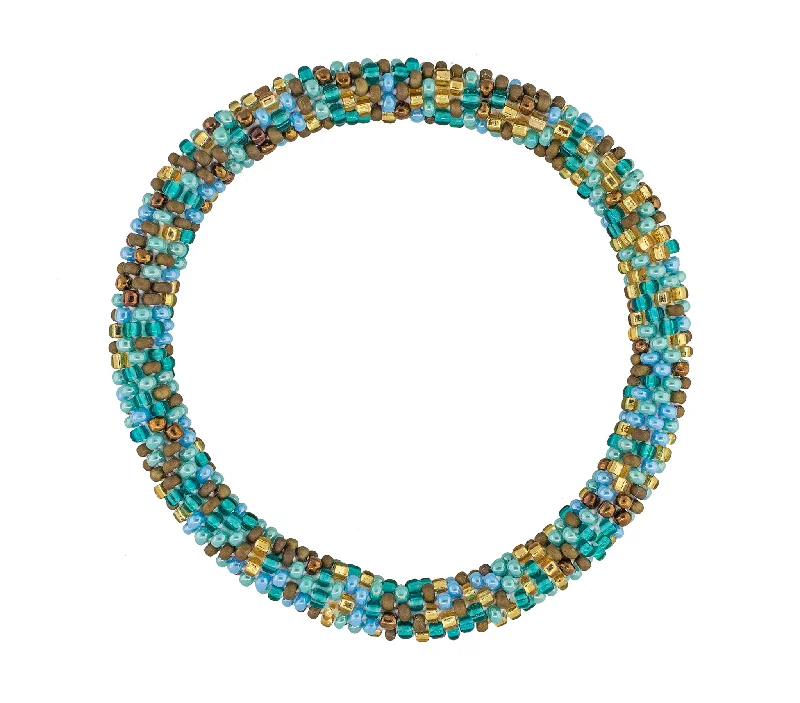 Ladies bracelets minimalist designs-Roll-On® Bracelet <br> Patina Speckled