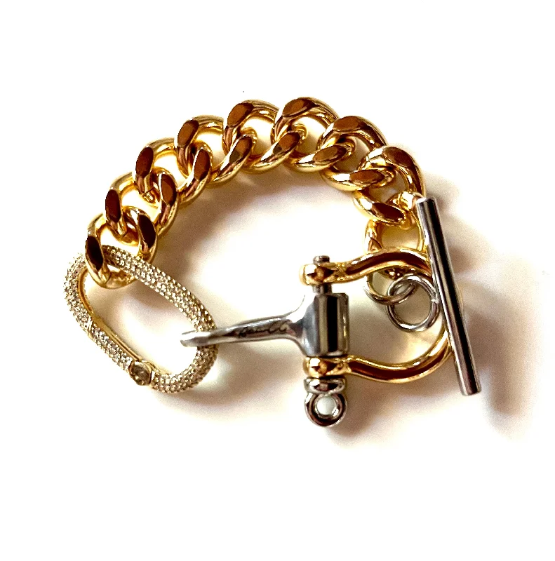 Ladies bracelets classic styles-ARIES BRACELET - GOLD