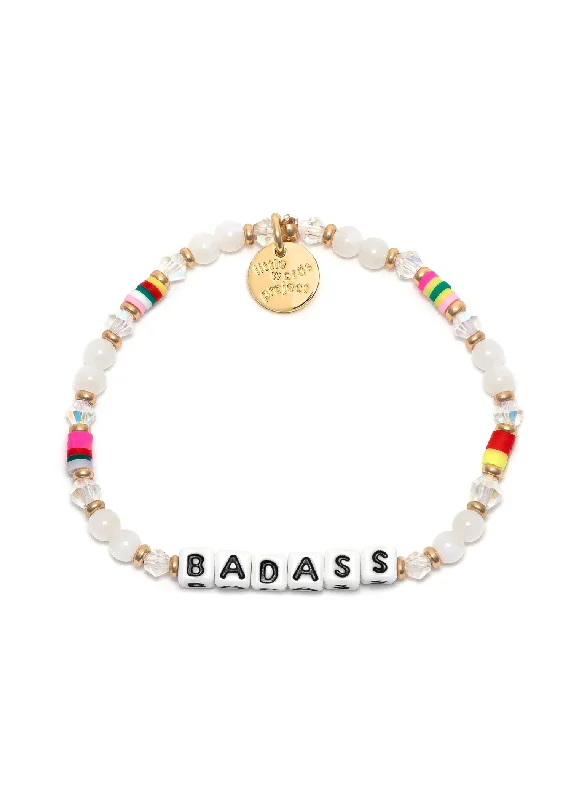 Ladies bracelets affordable picks-LITTLE WORDS BRACELET - BADASS