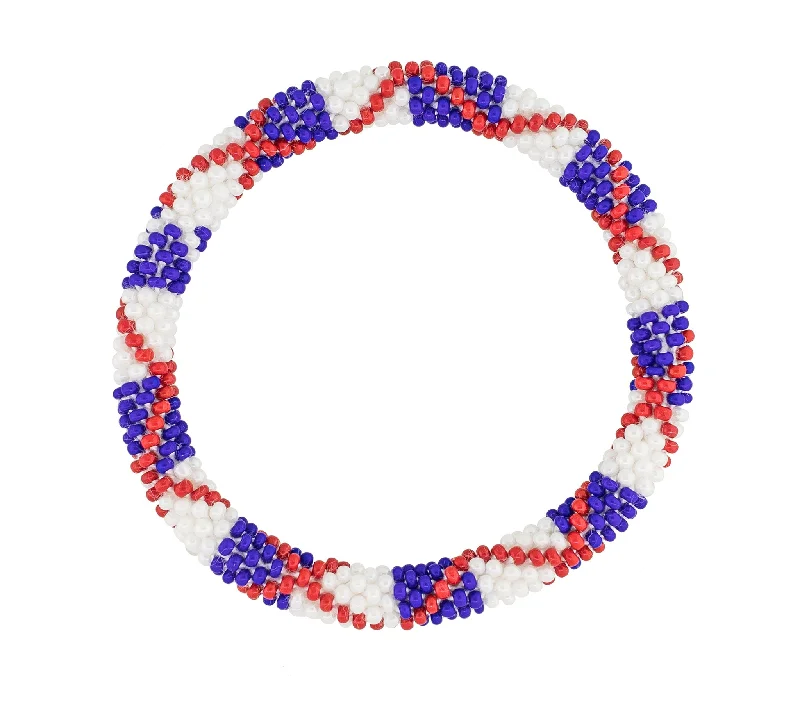 Ladies bracelets Mother’s Day-8 inch Roll-On® Bracelet <br> Betsy Ross Bash