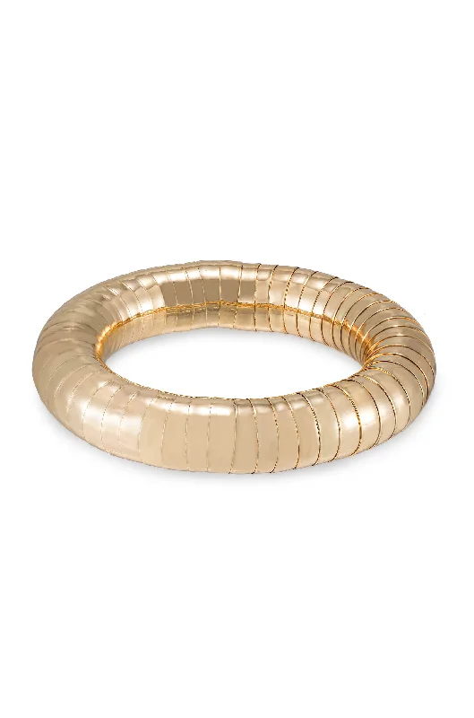 Ladies bracelets Valentine’s Day-Liquid Gold Stretch Bracelet