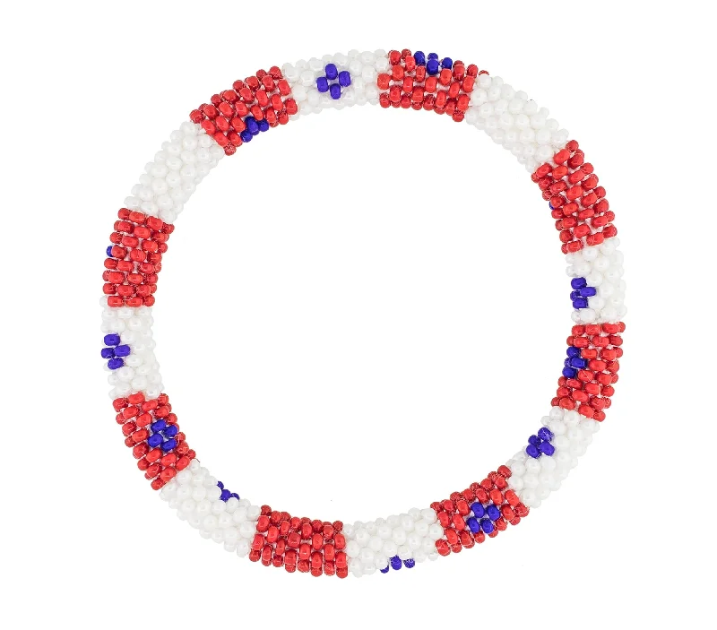 Ladies bracelets vintage charm-Roll-On® Bracelet <br> Broad Stripes and Bright Stars