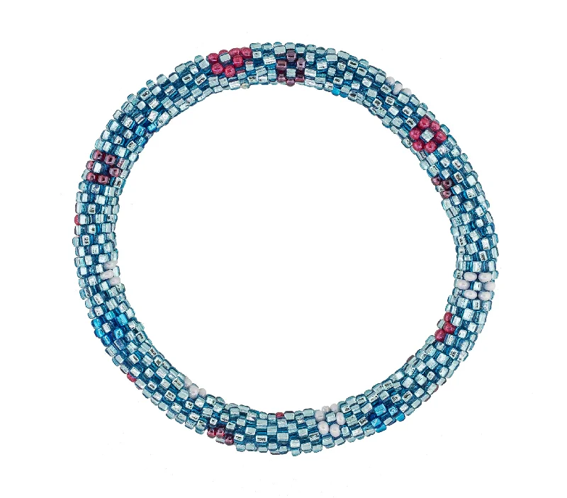 Ladies bracelets pearl details-Roll-On® Bracelet <br> Firecracker Flower