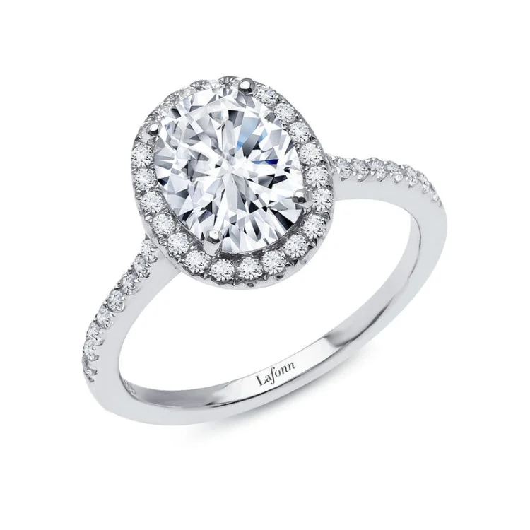 Ladies engagement rings romantic styles-2.26 CTW Halo Engagement Ring