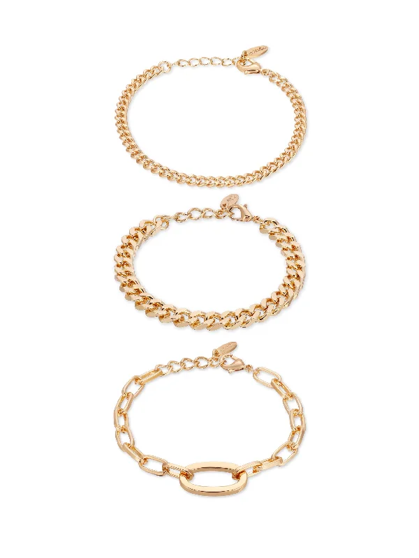 Ladies bracelets viral picks-Chain Game Bracelet Set