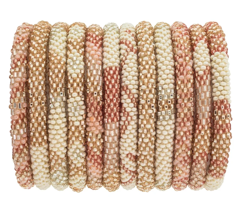 Ladies bracelets daily wear-Roll-On® Bracelets <br> Rosé All Day