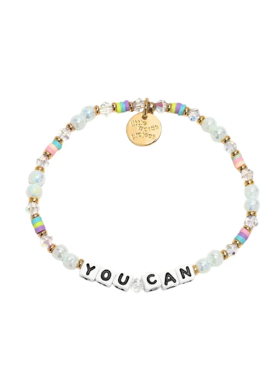 Ladies bracelets sale events-LITTLE WORDS BRACELET - YOU CAN