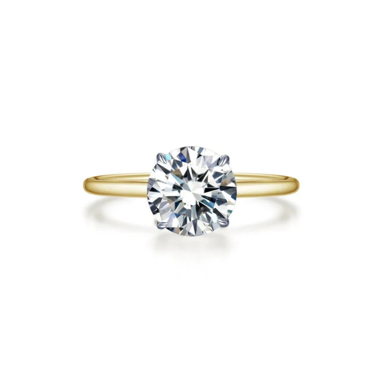 Ladies engagement rings bold designs-Solitaire Engagement Ring