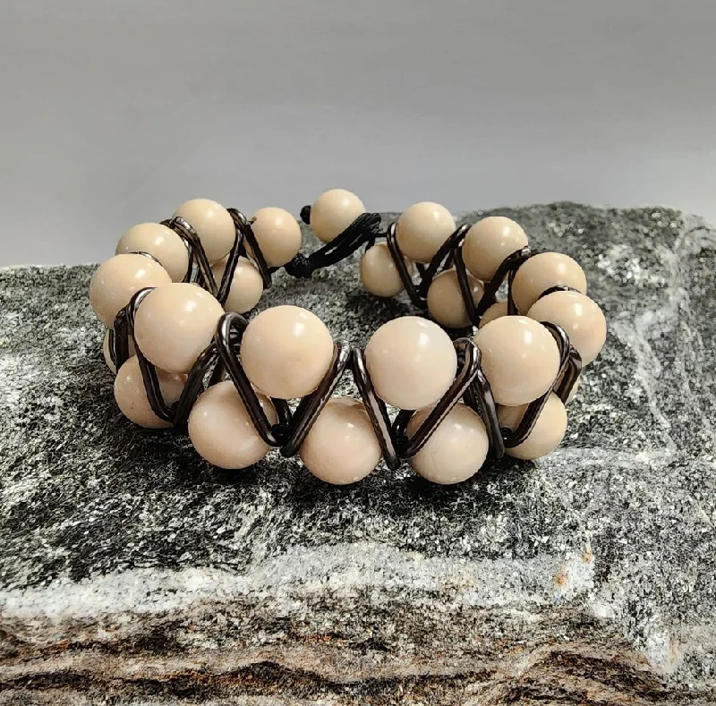 Ladies bracelets creative designs-The George Helix Riverstone Bracelet