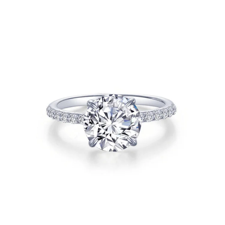 Ladies engagement rings eco-friendly-Solitaire Engagement Ring