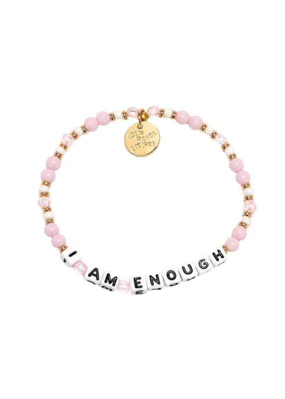 Ladies bracelets care tips-LITTLE WORDS BRACELET - I AM ENOUGH